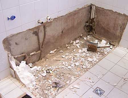 Последовательность ремонта в ванной
